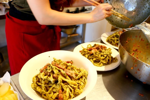 のうえんパスタの会